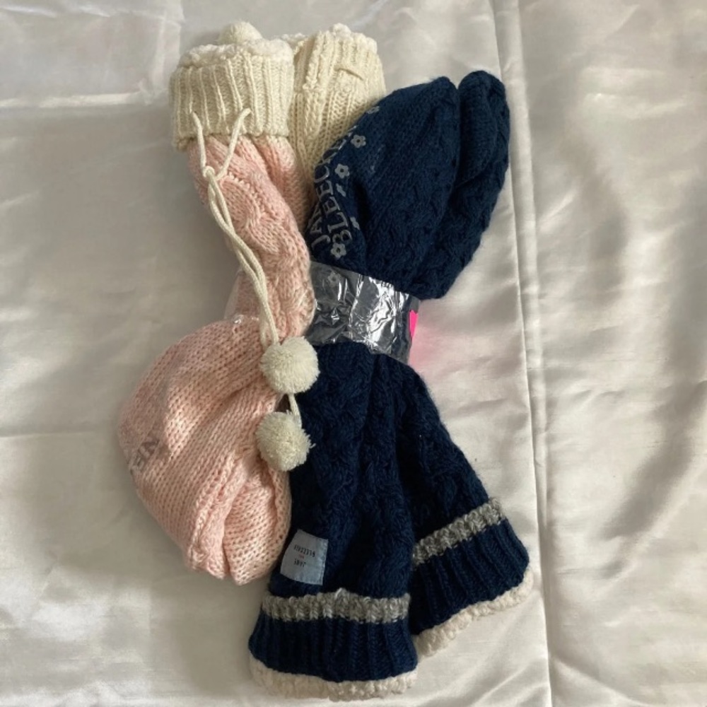 Jane and Bleecker Knit Sock Slippers